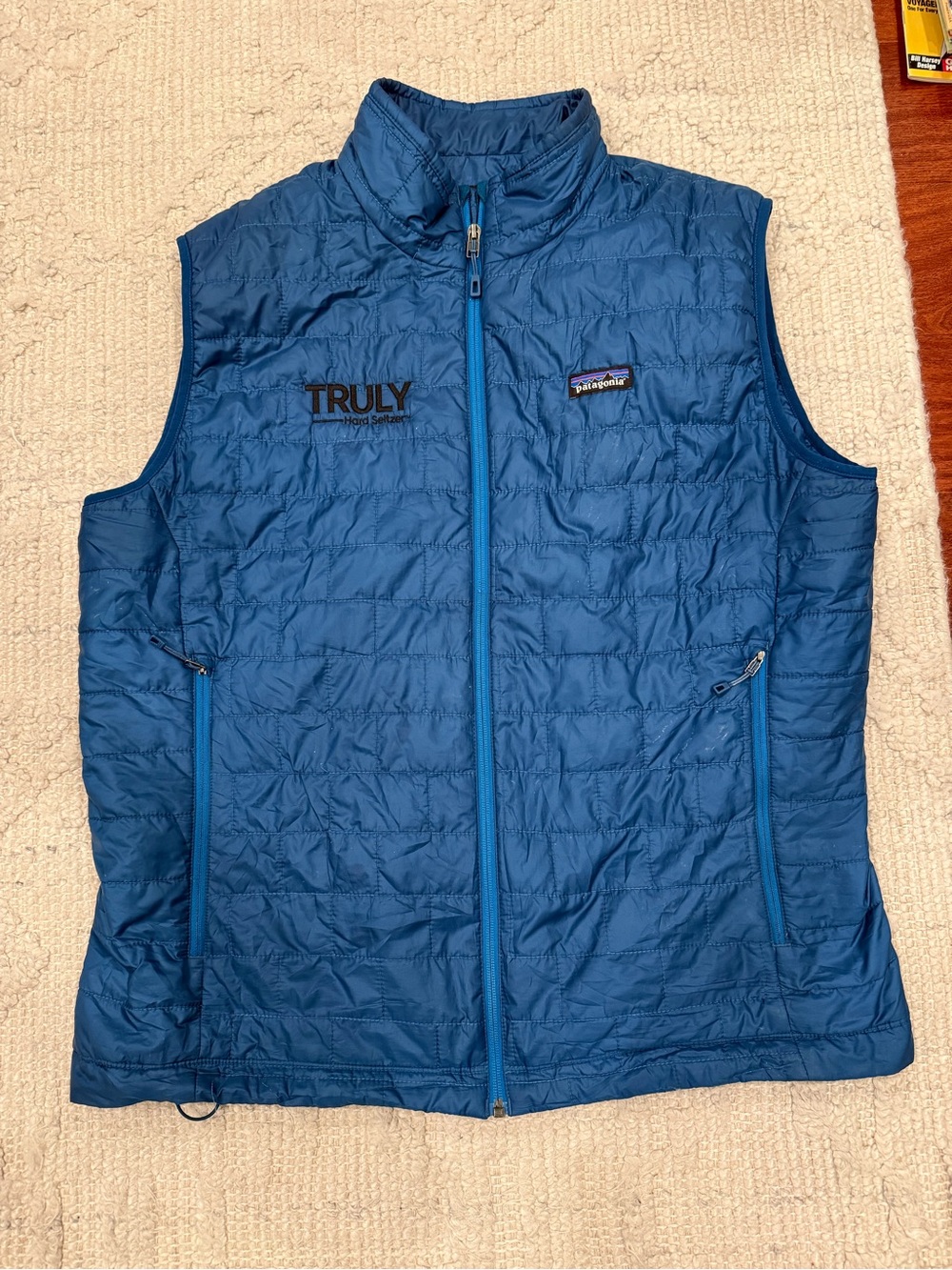 Patagonia Nano Puff Vest Blue Men's XL Truly Hard Seltzer